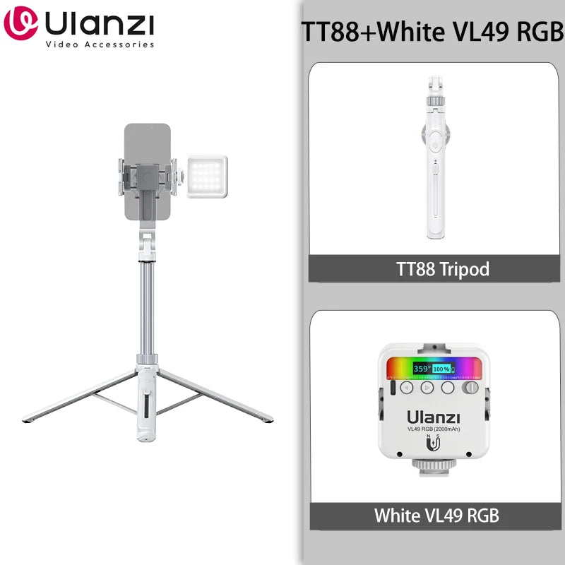 Ulanzi TT88 Creator Pro 1.44m Magnetic Overhead Tripod with Remote