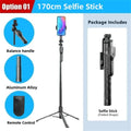 Elevate Pro 1750mm LED Wireless Selfie Stick Tripod