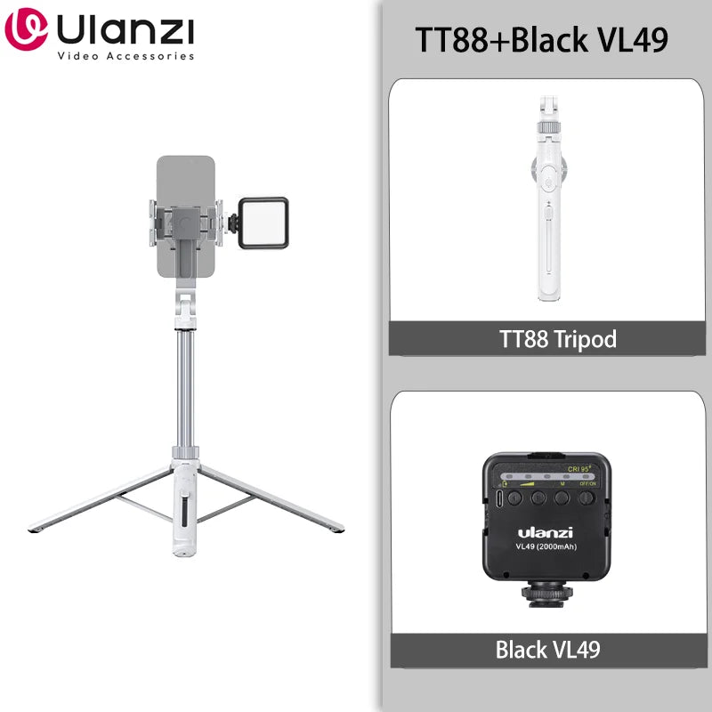 Ulanzi TT88 Creator Pro 1.44m Magnetic Overhead Tripod with Remote