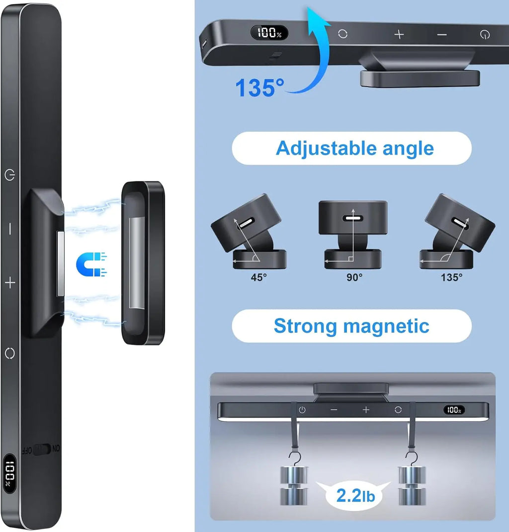WILLED GlowPro 5W Rechargeable Dimmable LED Light with 3 Color Modes